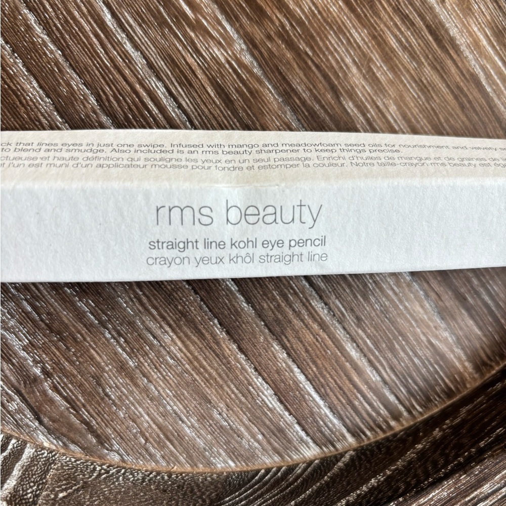 RMS Beauty Straight Line Kohl Eye Pencil HD Black Clean Beauty New - Picture 2 of 3